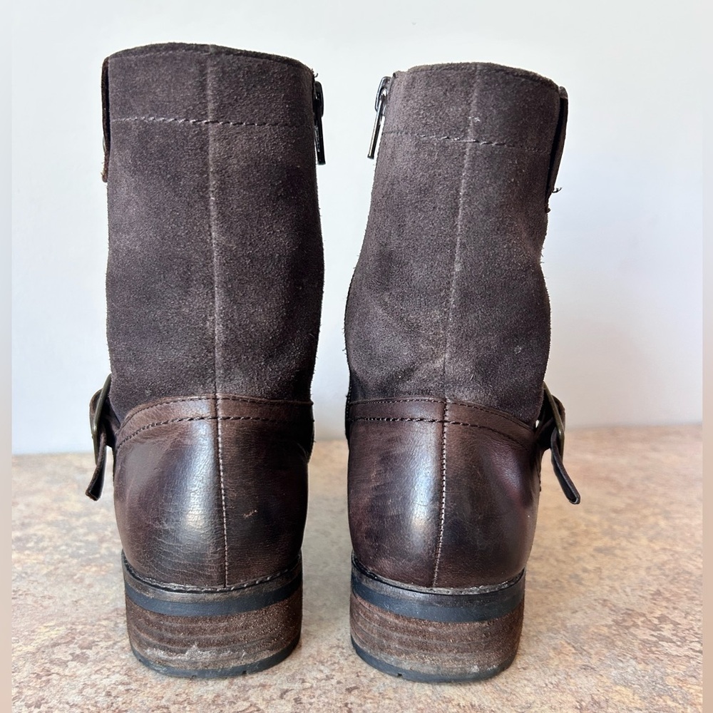 Abeo Dayton Brown Leather Heeled Boots with inside zip size 7 - Picture 9 of 9